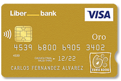 Producto Visa Oro Liberbank de Liberbank