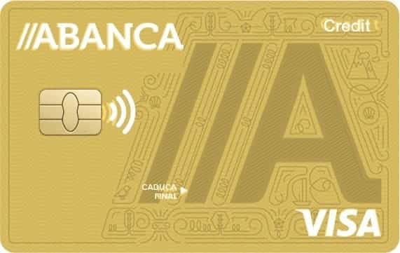 Producto Tarjeta de crédito Visa Oro Abanca de Abanca