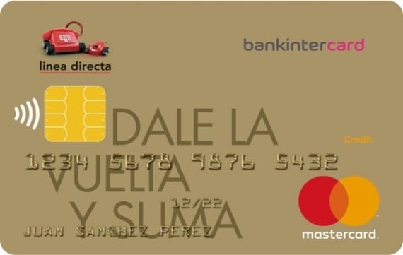 Producto Tarjeta Línea Directa Aseguradora de Bankinter Consumer Finance, E.F.C., S.A.