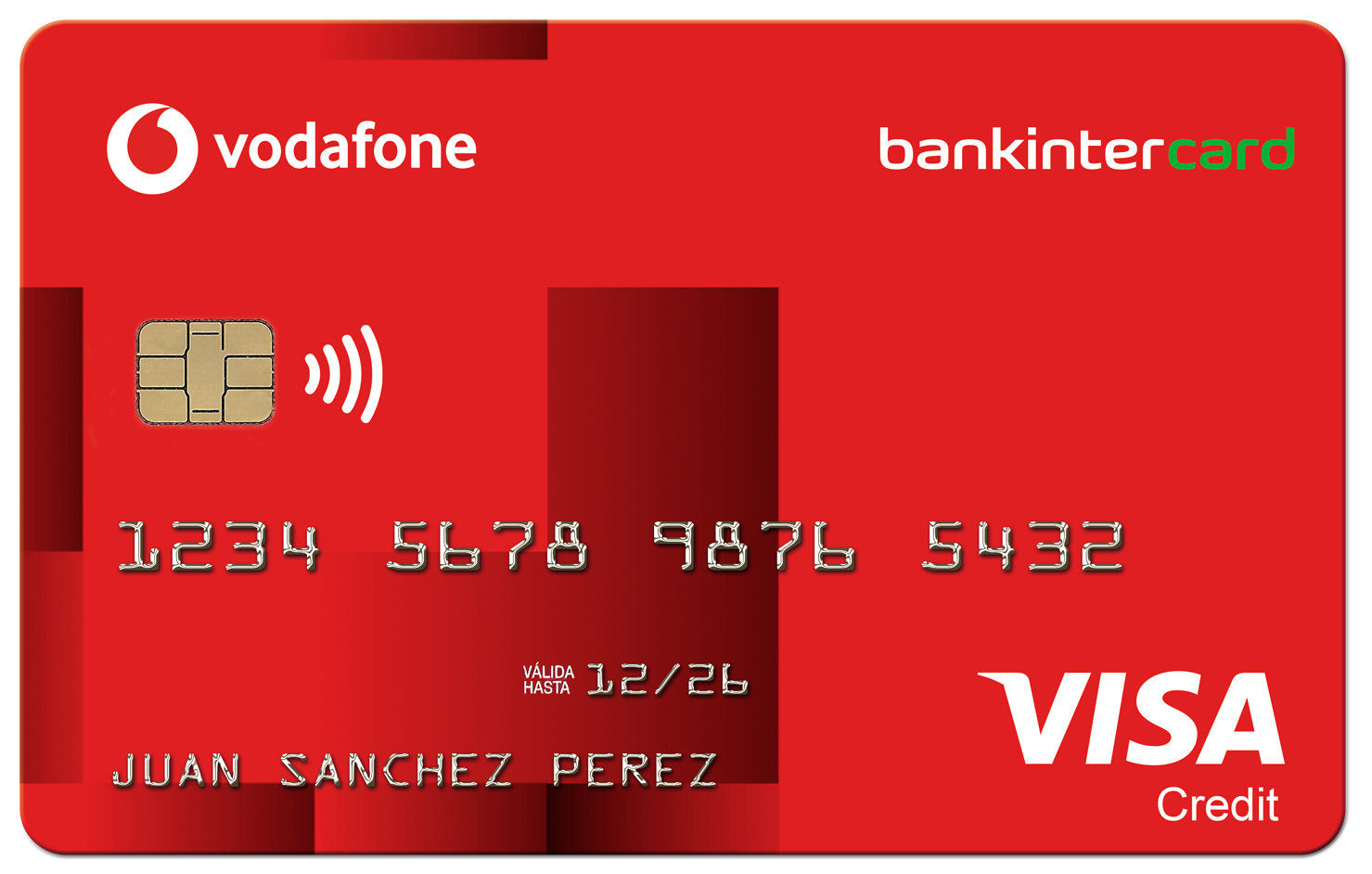 Producto VISA Vodafone de Bankinter Consumer Finance
