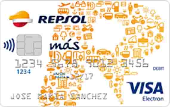 Producto Tarjeta Repsol más Visa Débito de BBVA