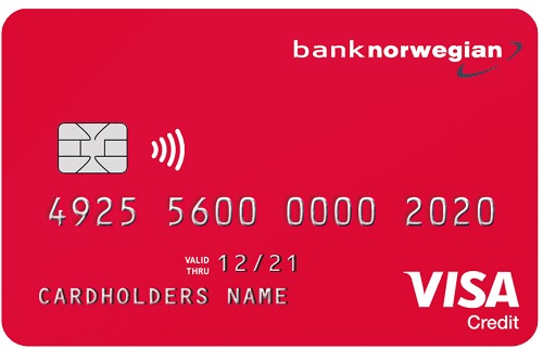 Producto Tarjeta de crédito de Bank Norwegian de 