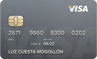Producto Tarjeta Visa Electron Dorada RENFE de Cajamar