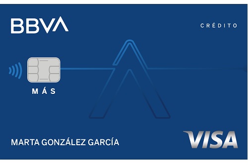 Producto Tarjeta de crédito Aqua Más BBVA de 