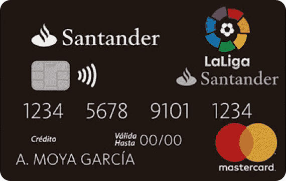 Producto Tarjeta LaLiga Santander de Banco Santander
